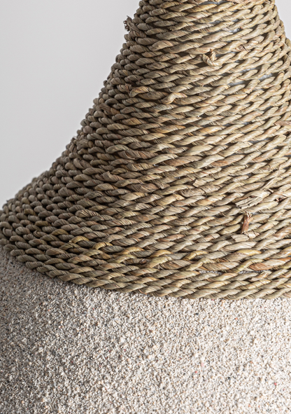 Nyland Sculptural Pendant Lamp – Cream - Elara Maison