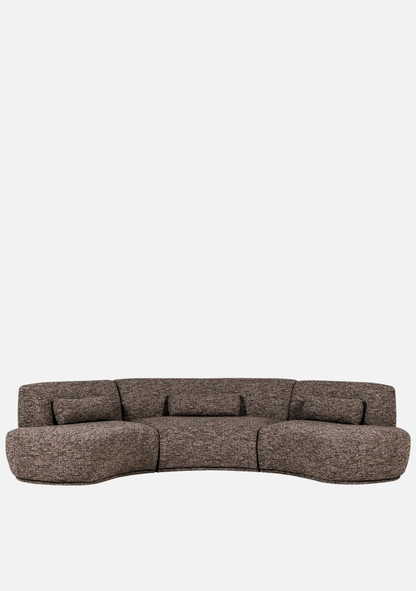 Batavier Sofa 6-Seater – Brown Mélange