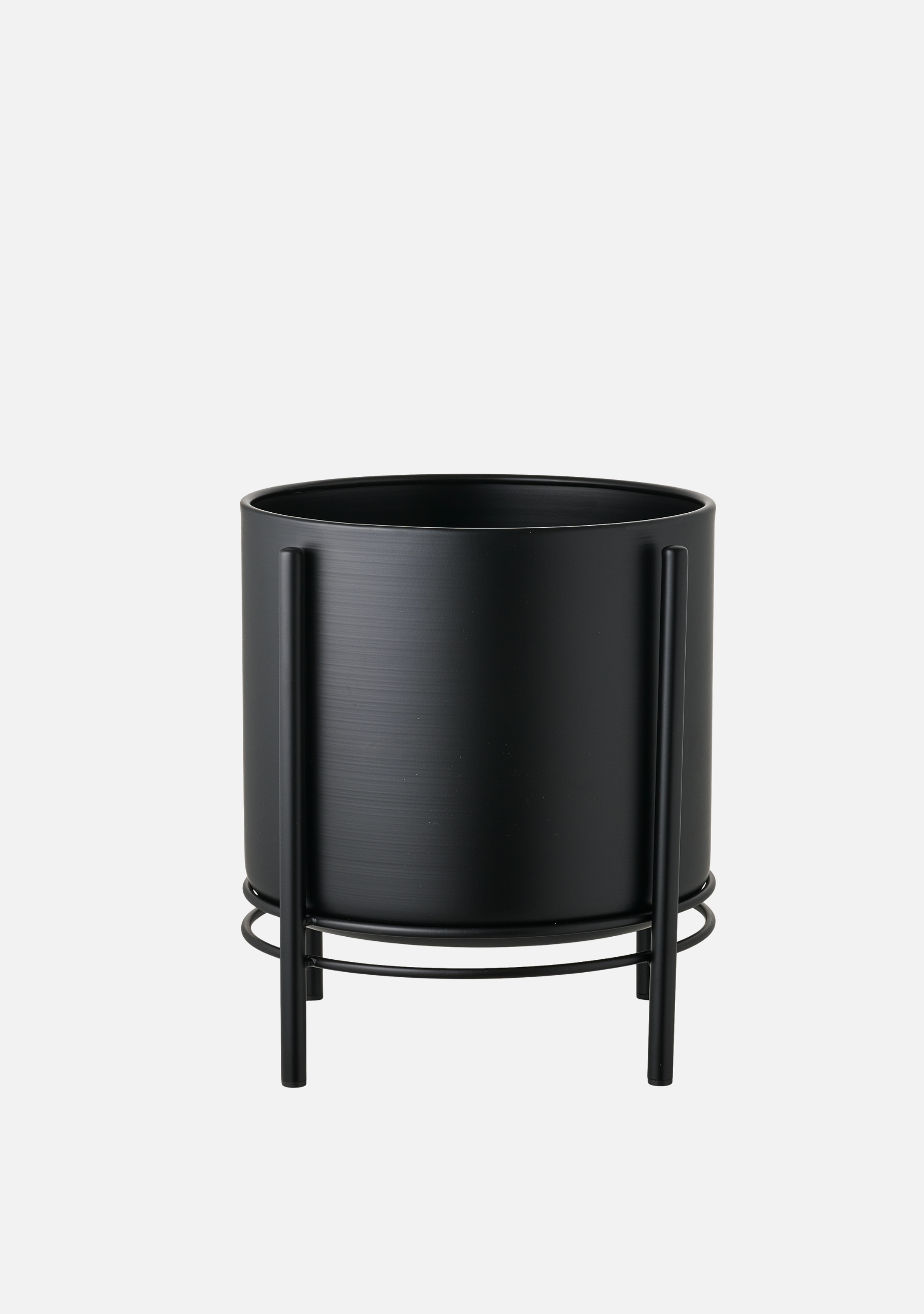 Flowerpot Set – Black Steel - Elara Maison