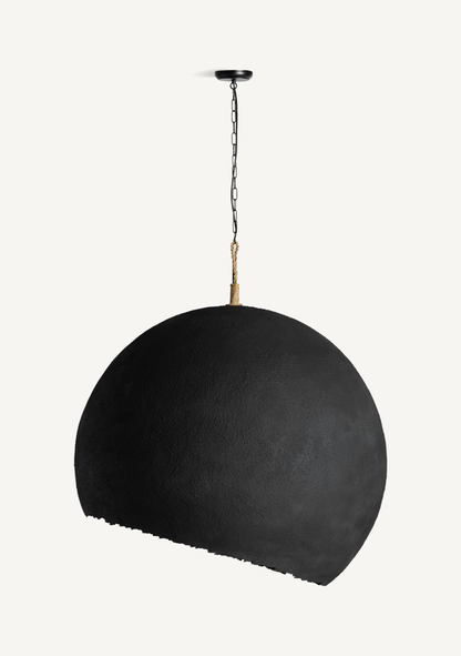 Lierop Sculptural Pendant Lamp – Black & Gold - Elara Maison