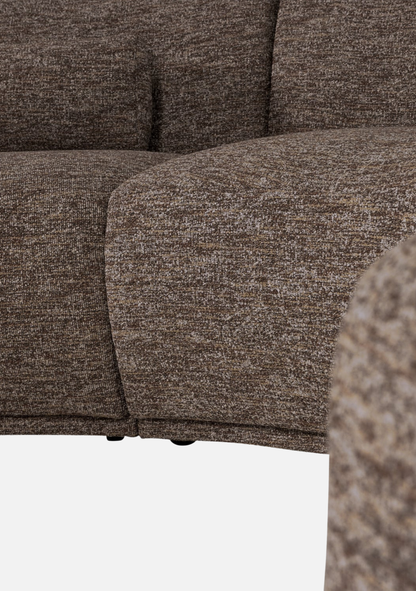 Batavier Sofa 6-Seater – Brown Mélange