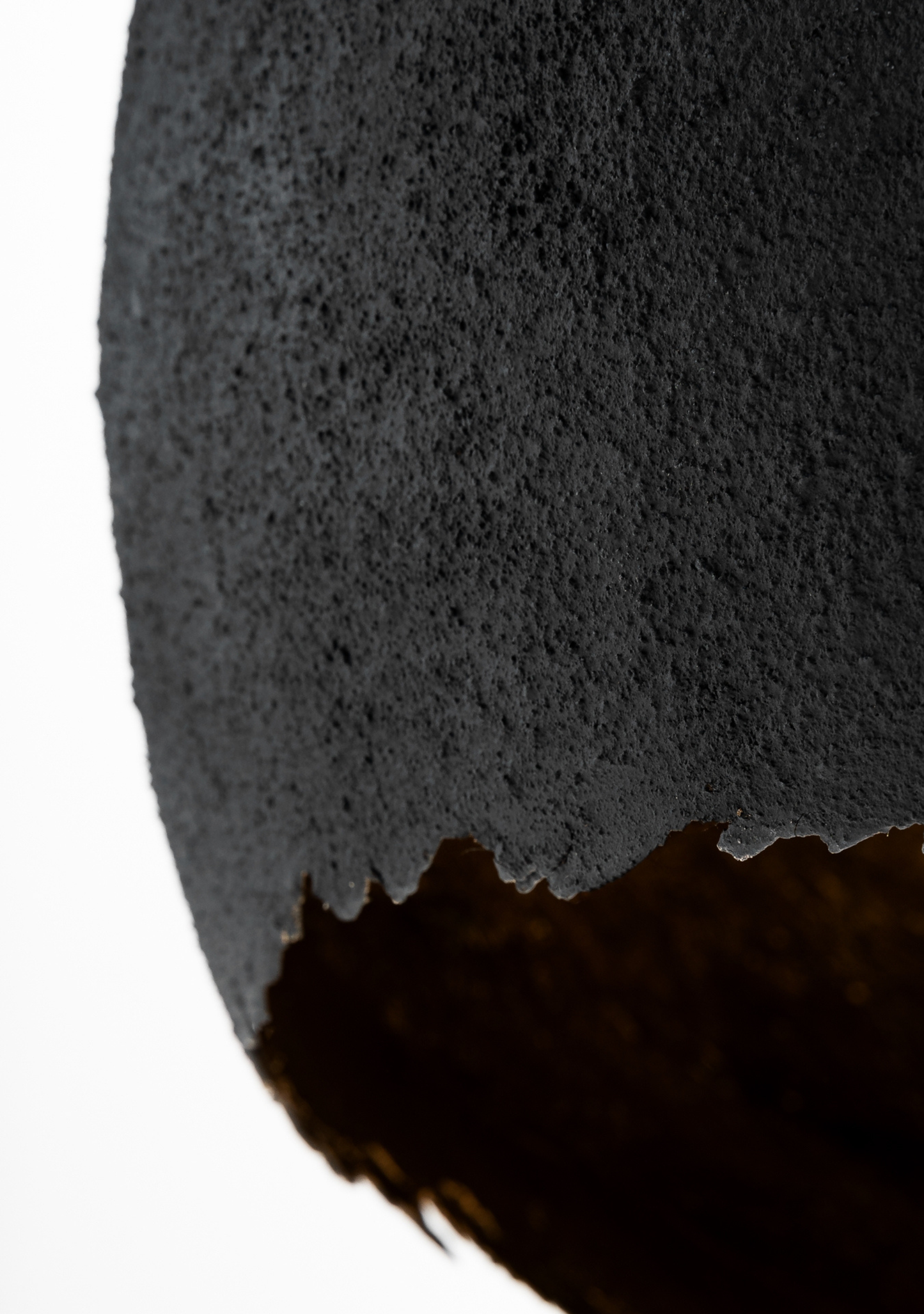 Lierop Sculptural Pendant Lamp – Black & Gold - Elara Maison