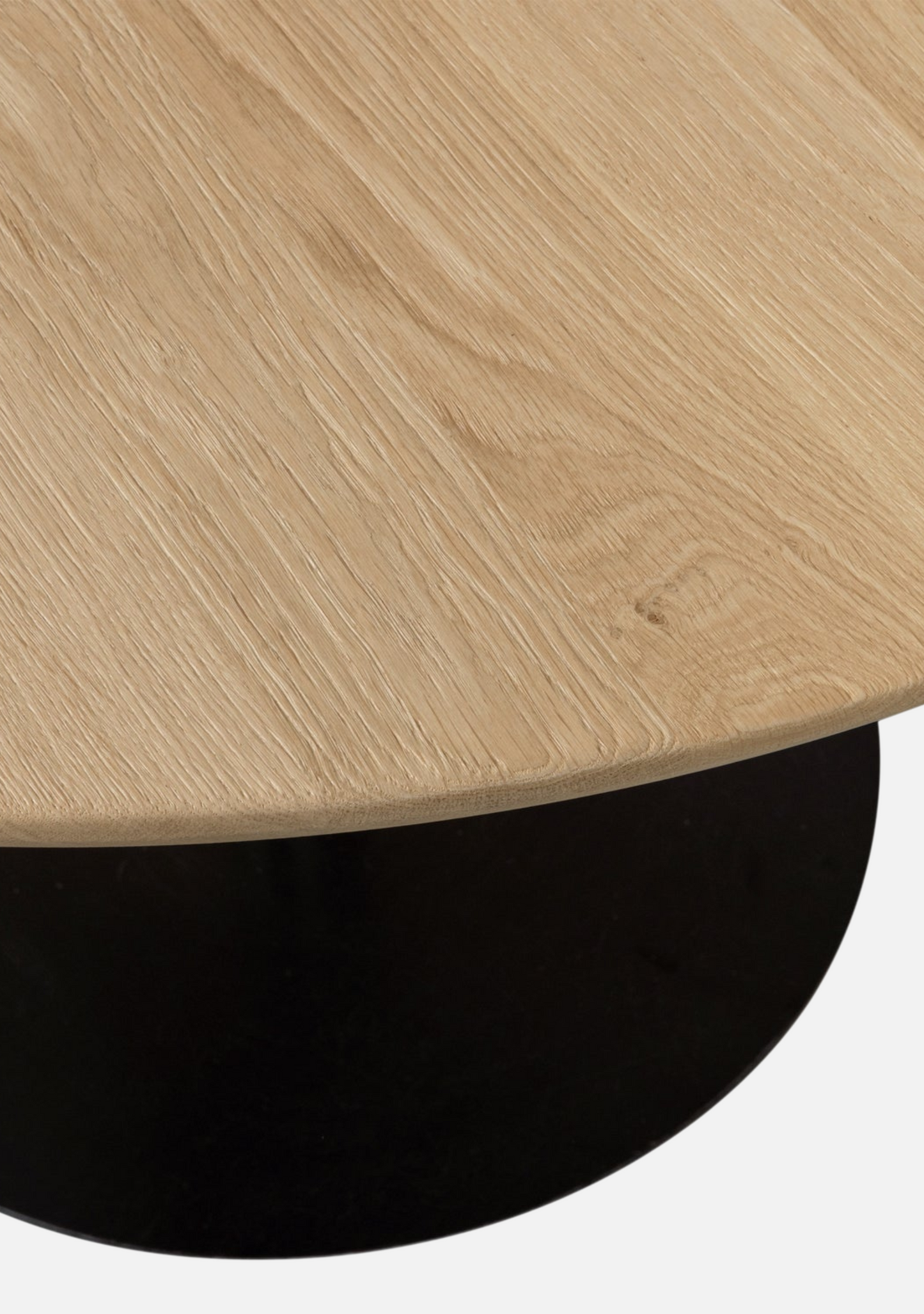 Tablo Dining Table – Round FSC® Oak Transparent 120 cm - Elara Maison