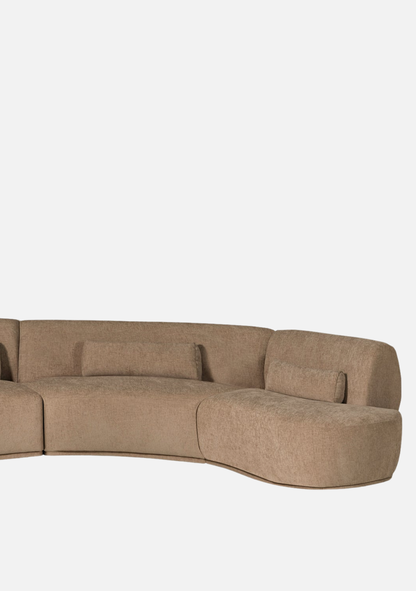 Batavier Sofa 6-Seater – Light Brown Mélange