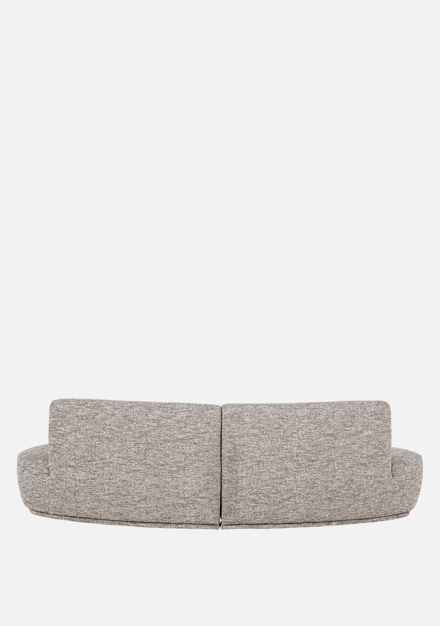 Batavier Halbrundsofa 4-Sitzer Sand Melange