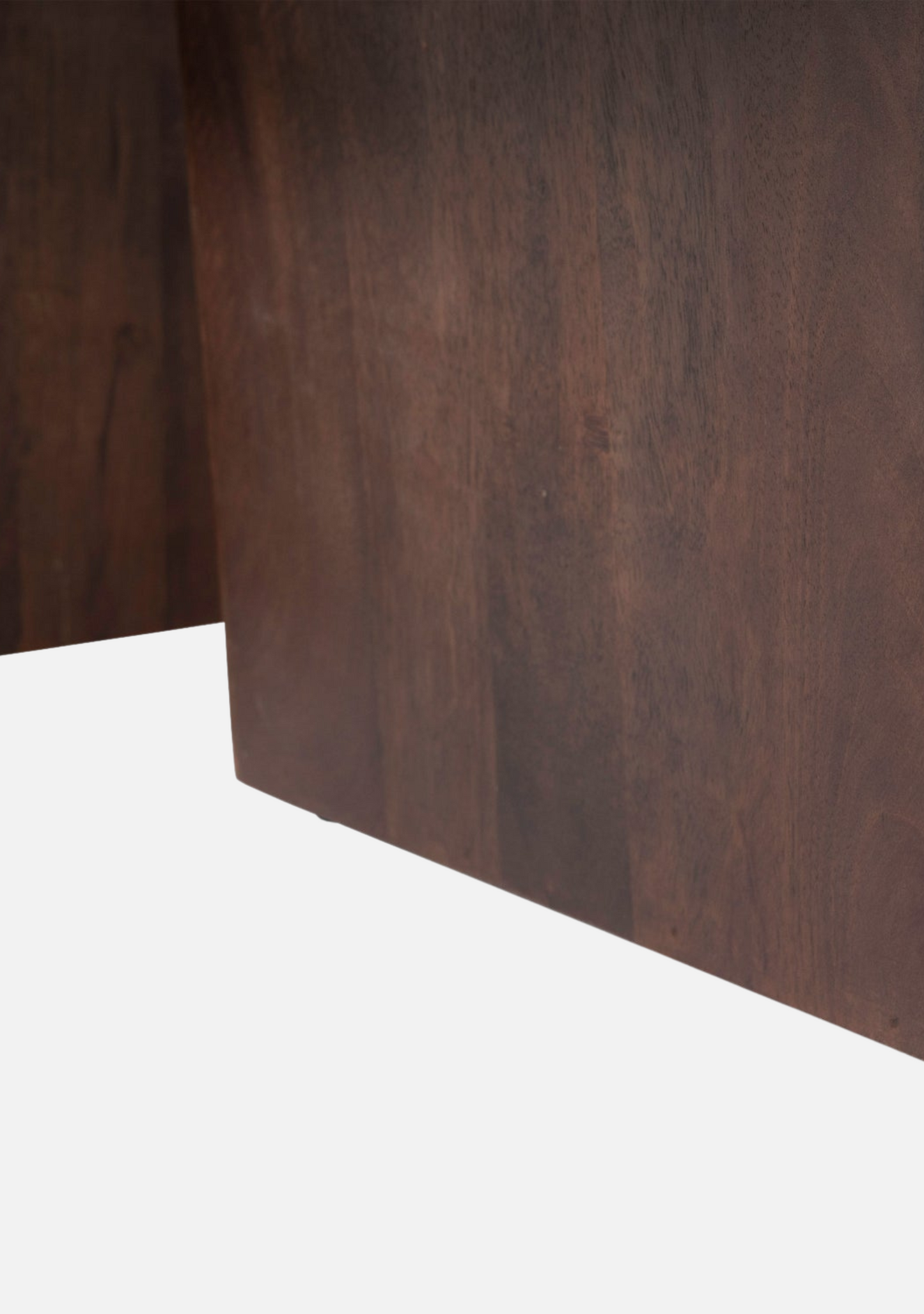 Seam Coffee Table – Mango Wood Dark Brown 110×60 cm - Elara Maison