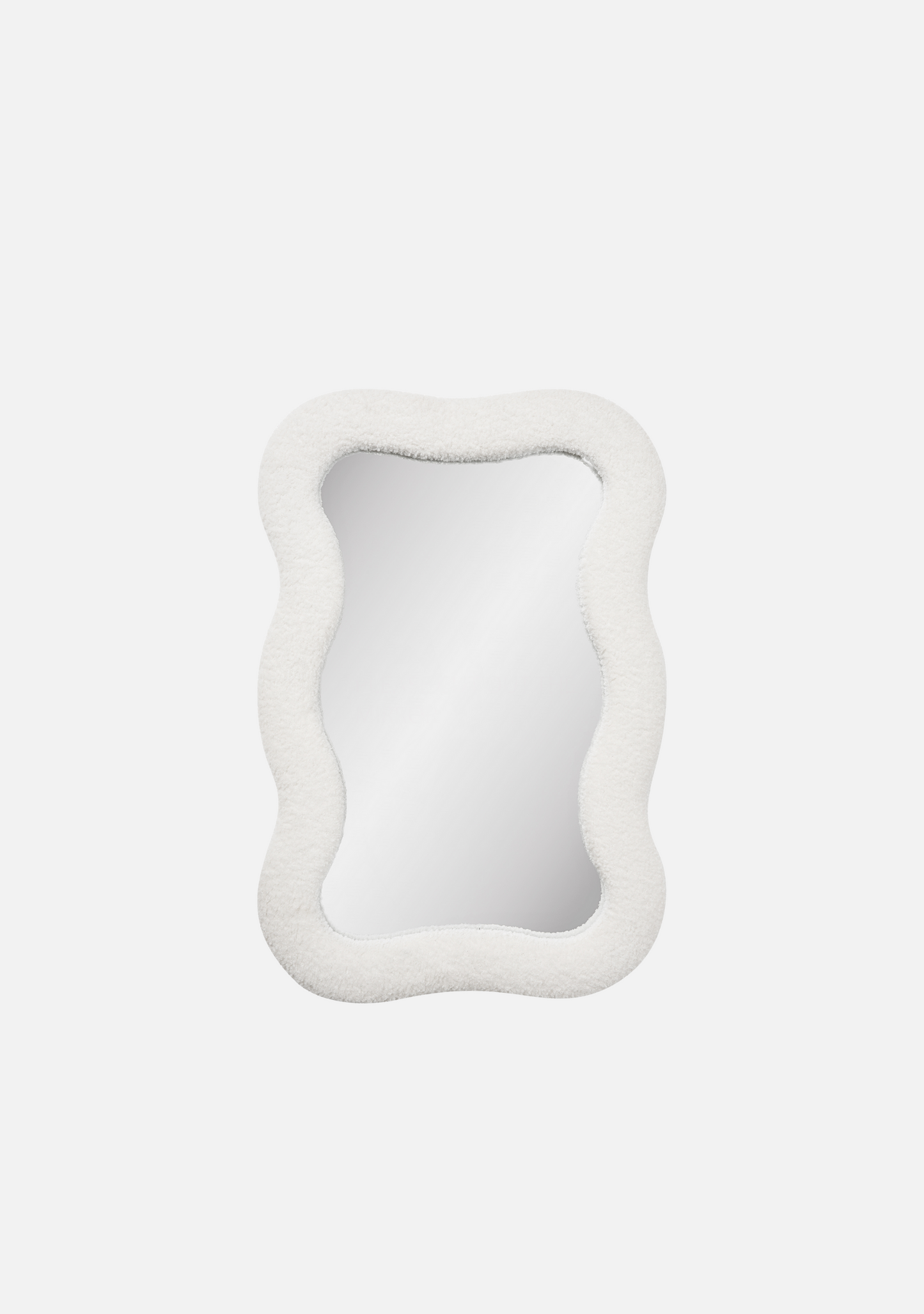 Bosaro Mirror – White Teddy Frame - Elara Maison