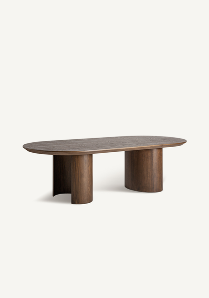 Treignac Sculptural Oak Dining Table 270 cm
