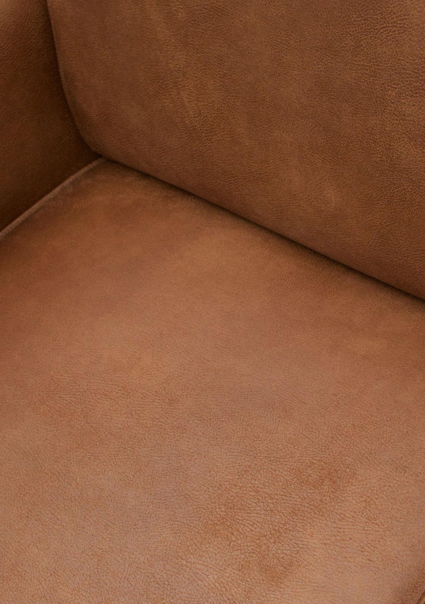 Statement Eco Leather Sofa – Cognac