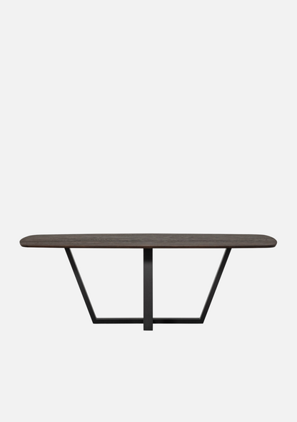 Tablo Danish Oval Dining Table – Oak Mystique Brown 220×100 cm FSC® - Elara Maison