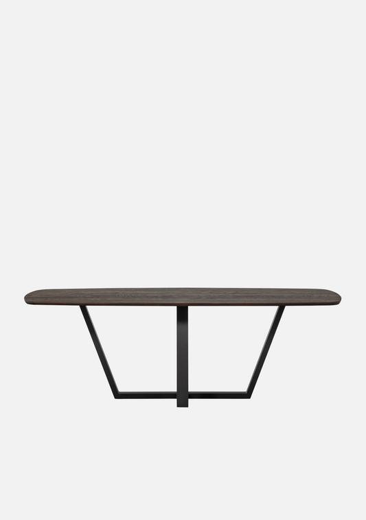 Tablo Danish Oval Dining Table – Oak Mystique Brown 220×100 cm FSC® - Elara Maison