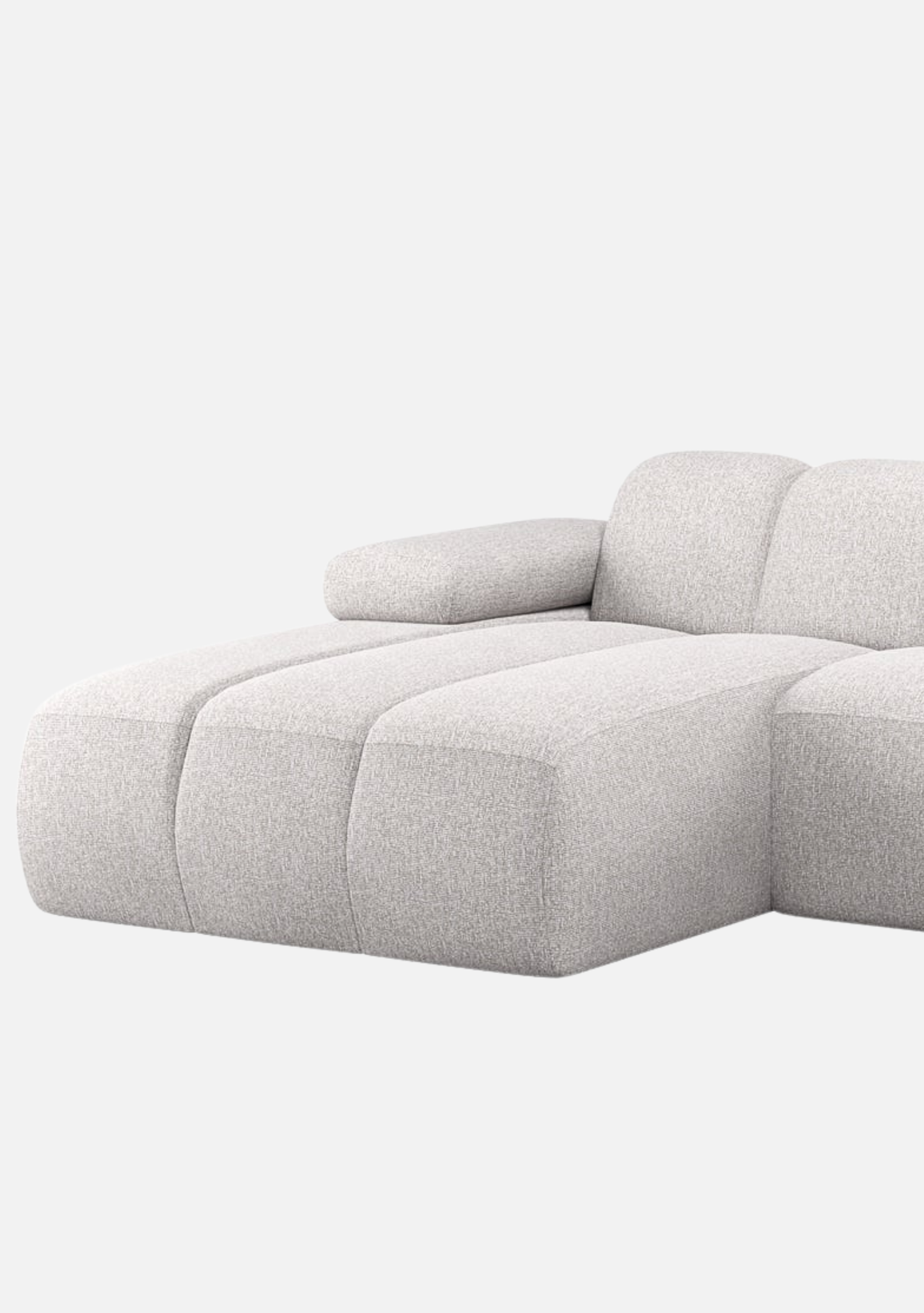 Mojo Bouclé Chaise Ecru