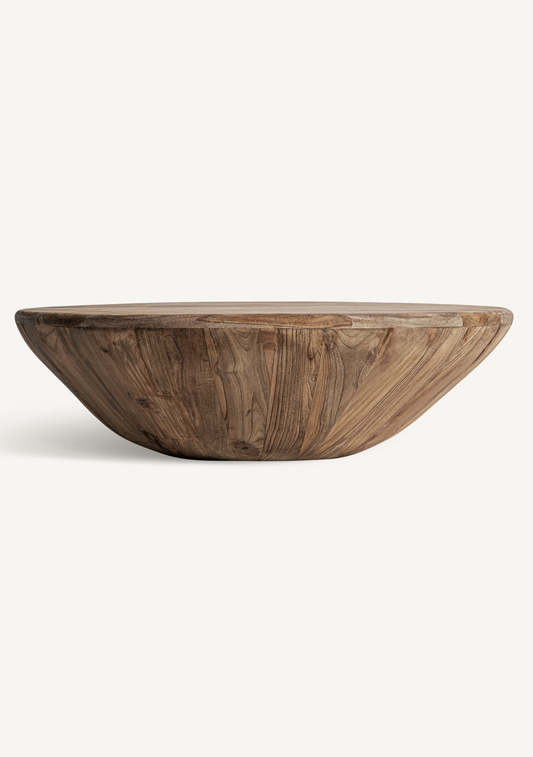 Erloy Reclaimed Teak Coffee Table – Natural - Elara Maison