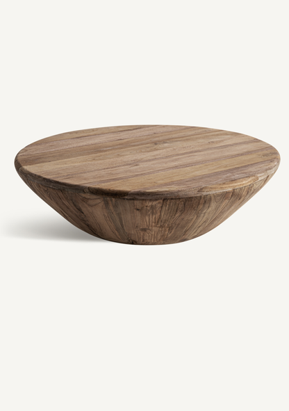 Erloy Reclaimed Teak Coffee Table – Natural - Elara Maison