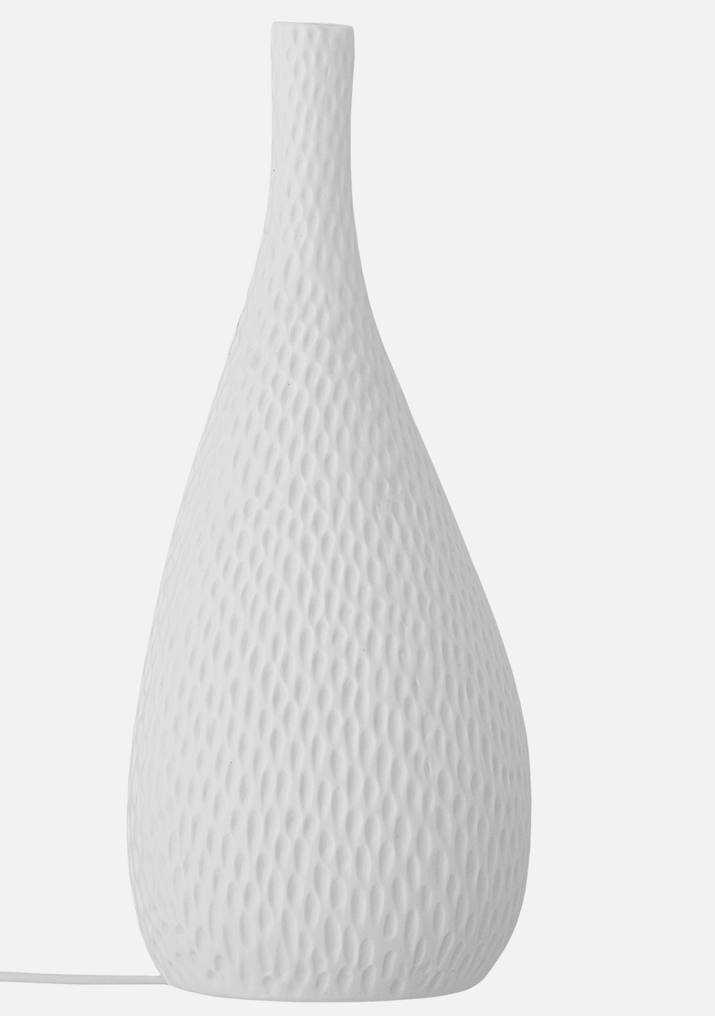 Pela Lamp – White Stoneware - Elara Maison