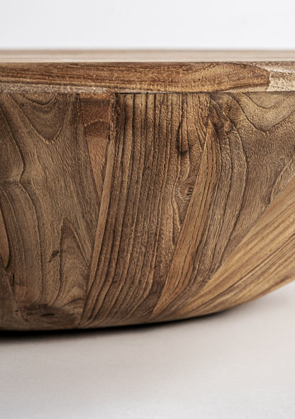 Erloy Reclaimed Teak Coffee Table – Natural - Elara Maison