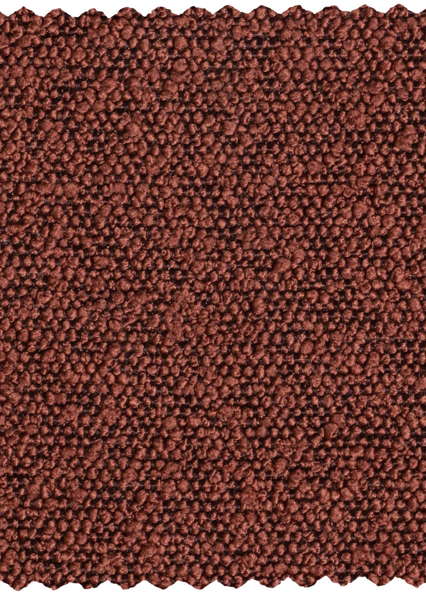 Statement Bouclé Sofa – Chestnut