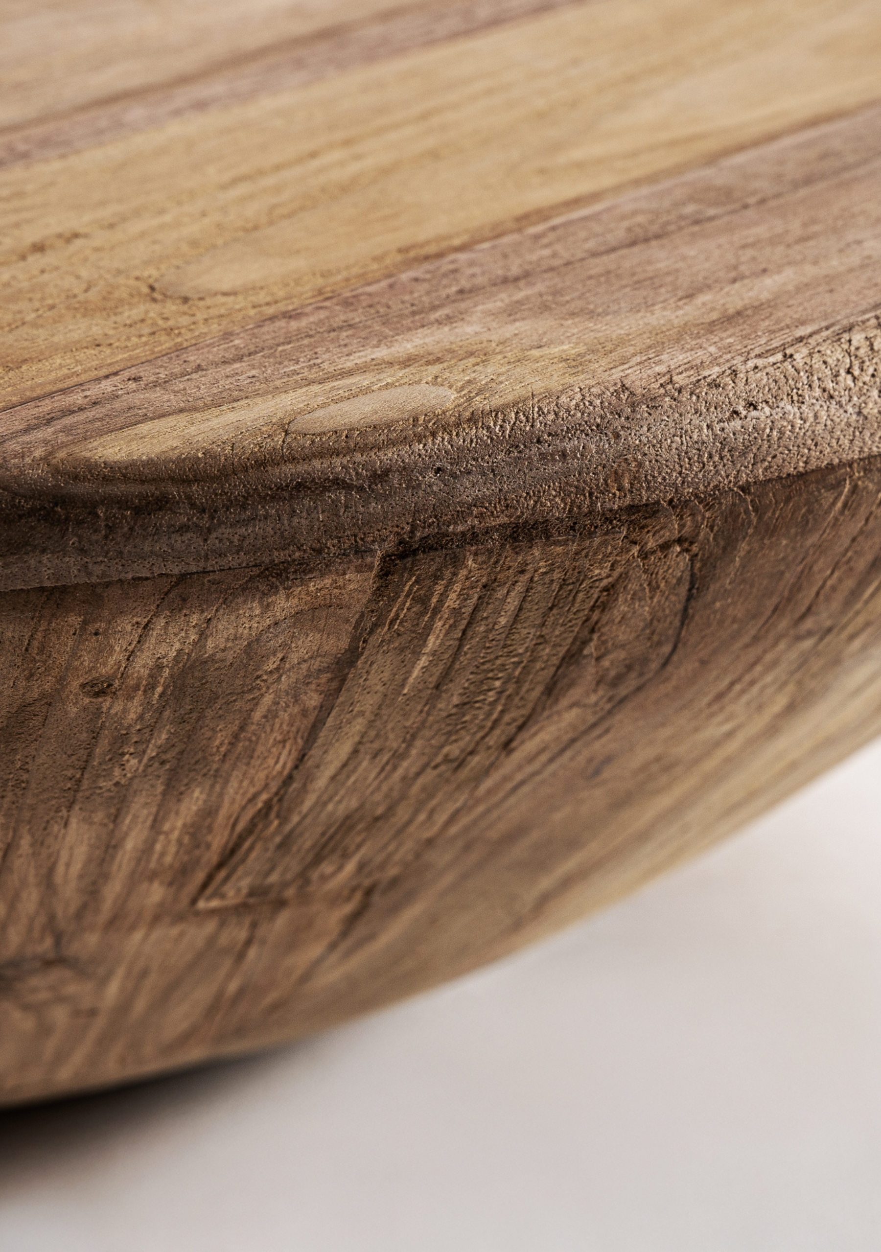 Erloy Reclaimed Teak Coffee Table – Natural - Elara Maison