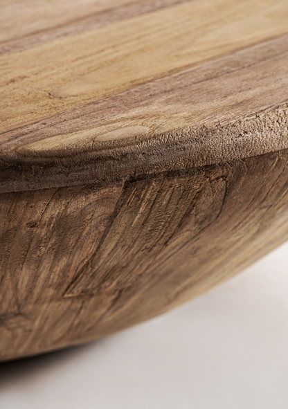 Erloy Reclaimed Teak Coffee Table – Natural - Elara Maison