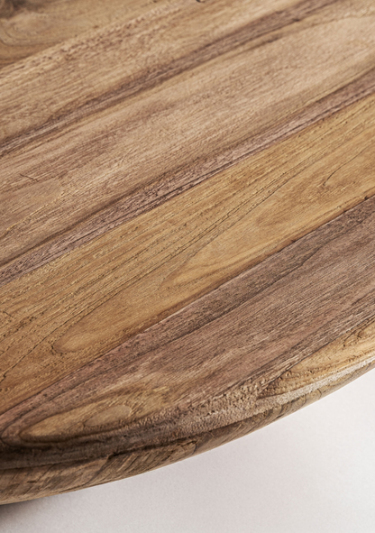 Erloy Reclaimed Teak Coffee Table – Natural - Elara Maison