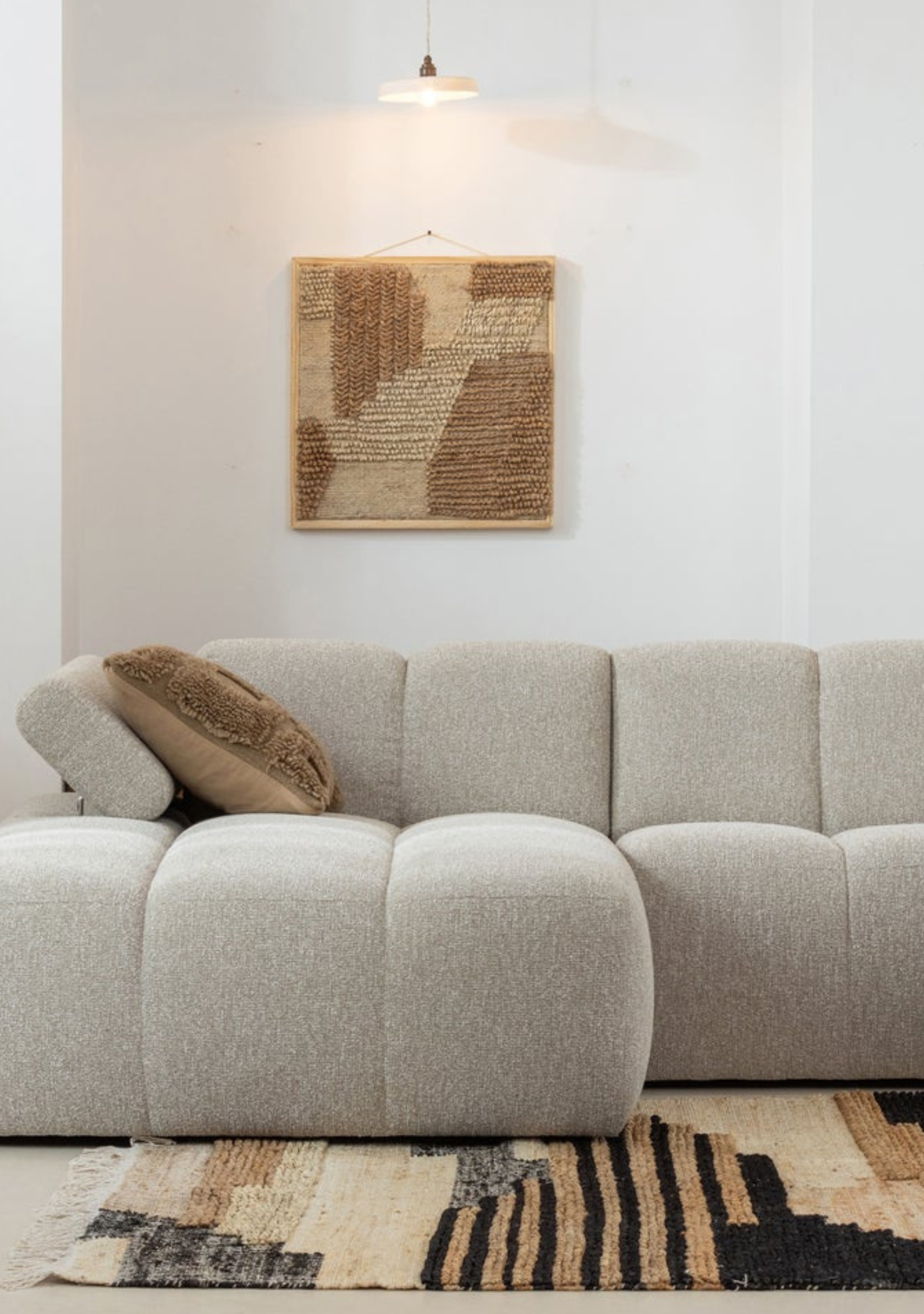 Mojo Bouclé Chaise Beige