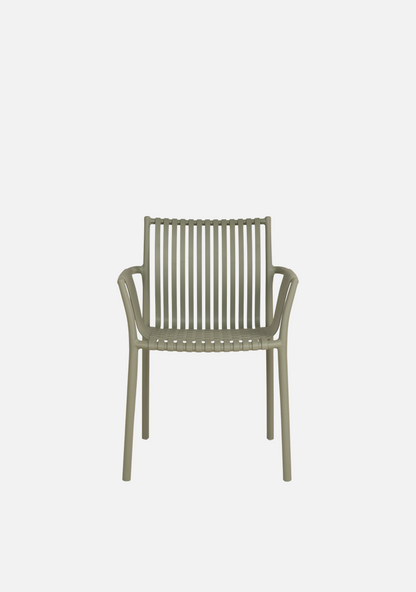 Tulsa Garden Chair – Set of 4, Green - Elara Maison