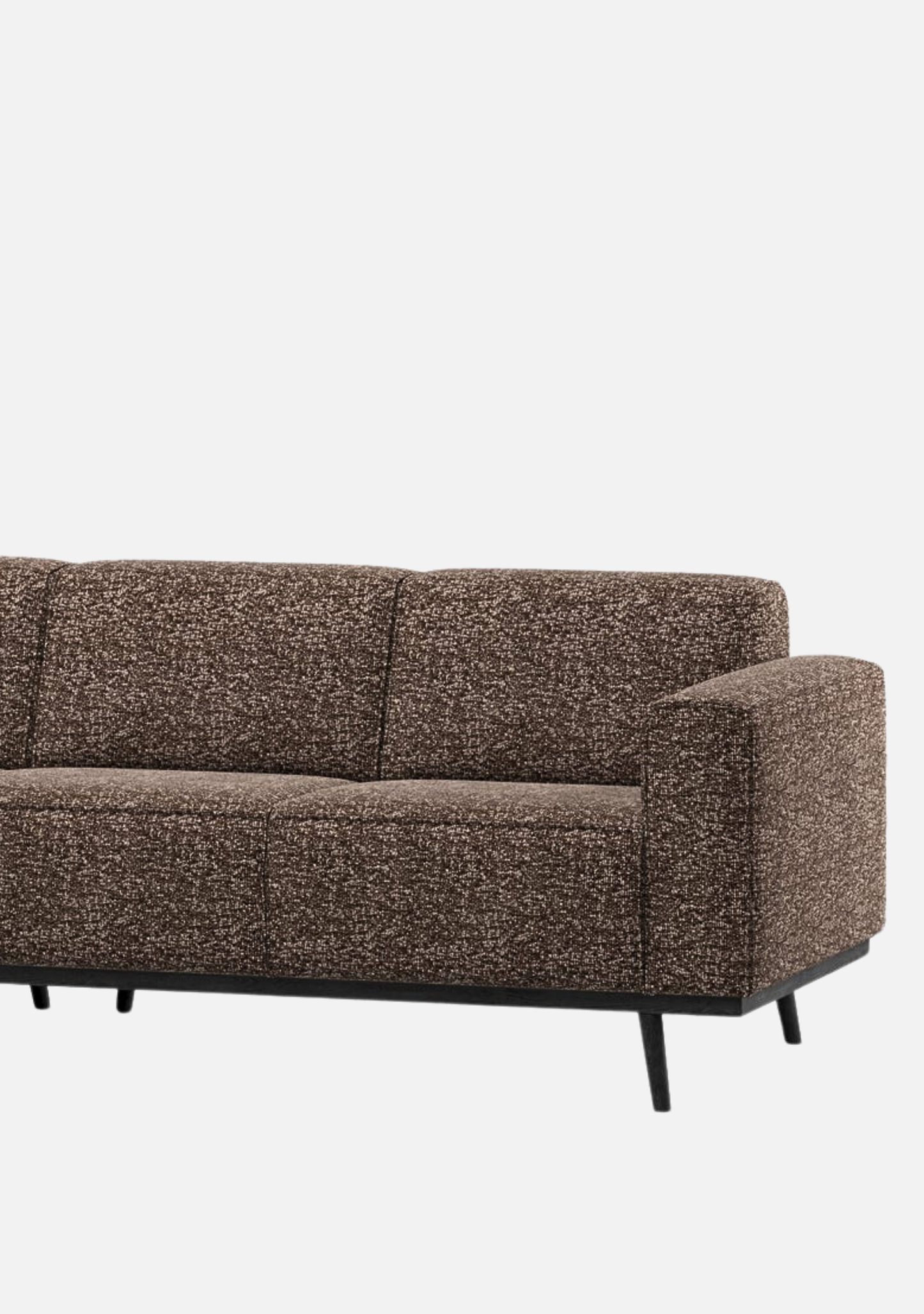 Statement Sofa – Brown Melange