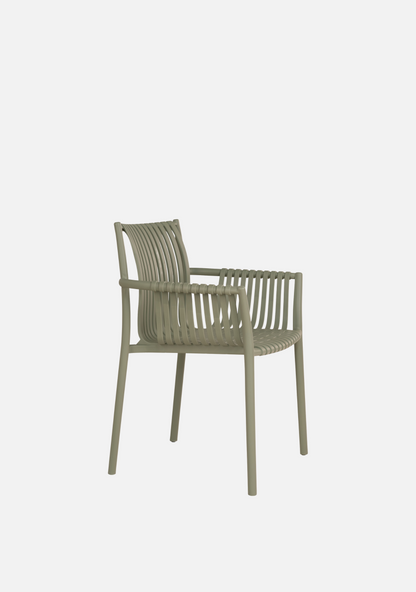Tulsa Garden Chair – Set of 4, Green - Elara Maison