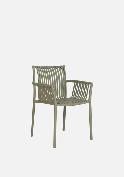 Tulsa Garden Chair – Set of 4, Green - Elara Maison