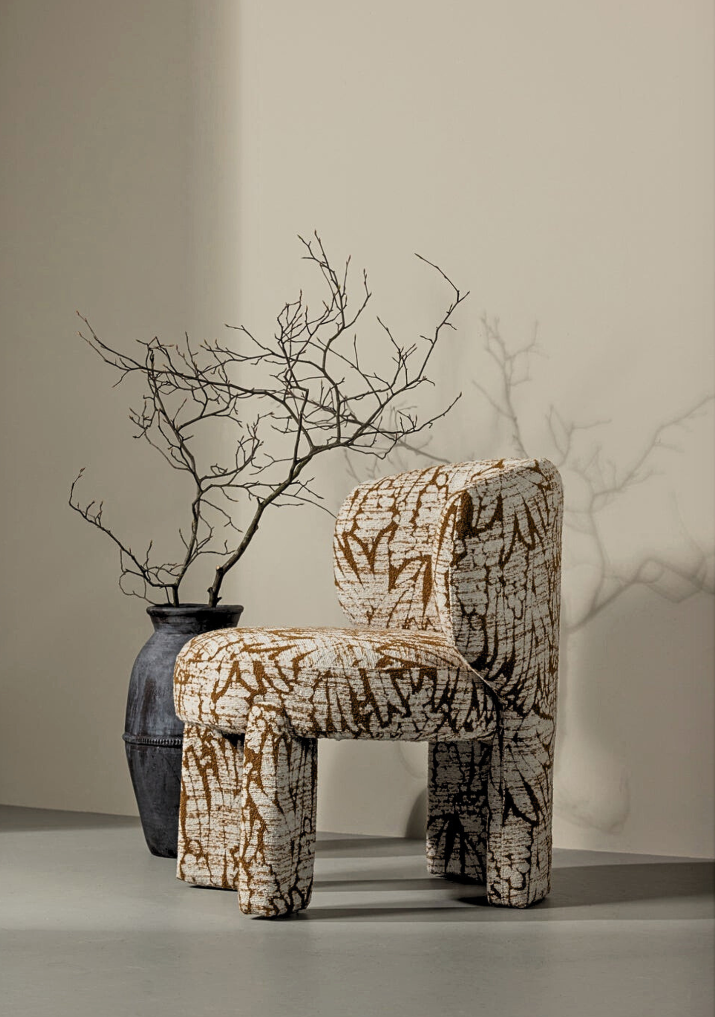 Upke Armchair – Natural Brown