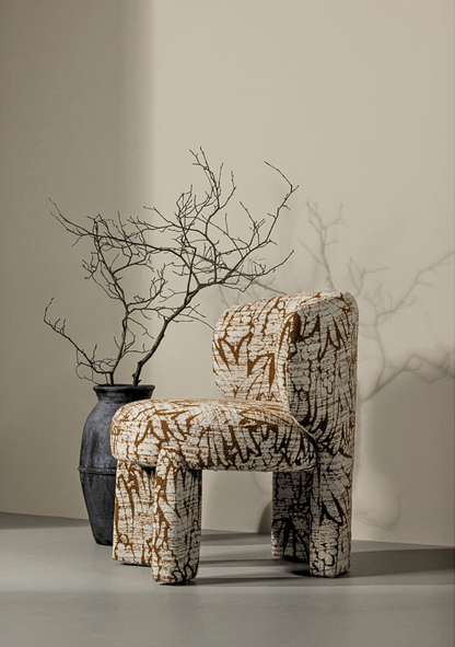 Upke Armchair – Natural Brown