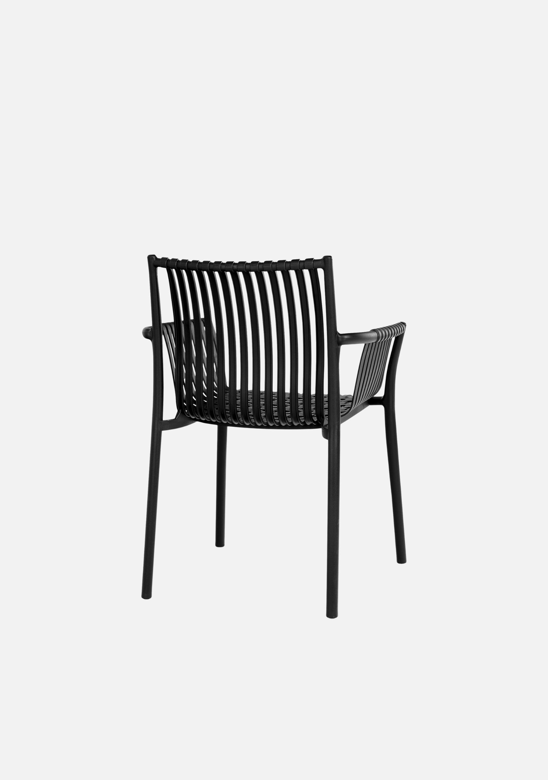 Tulsa Garden Chair – Set of 4, Black - Elara Maison