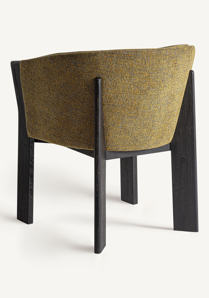 Nara Upholstered Solid Oak Designer Dining Chair