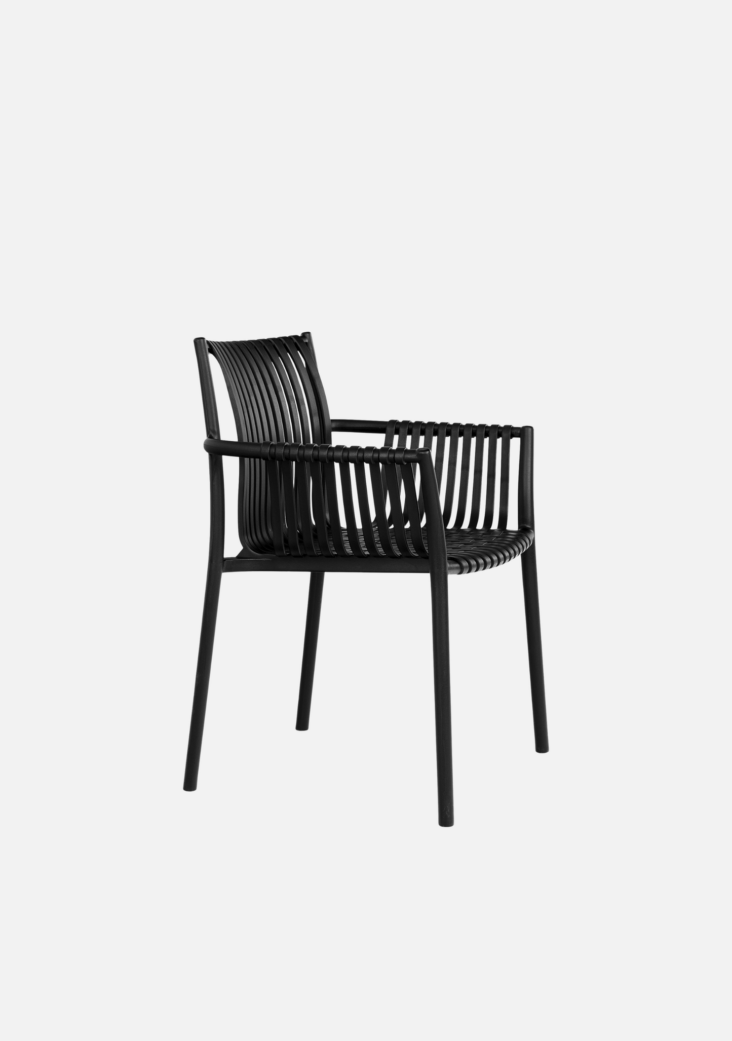 Tulsa Garden Chair – Set of 4, Black - Elara Maison