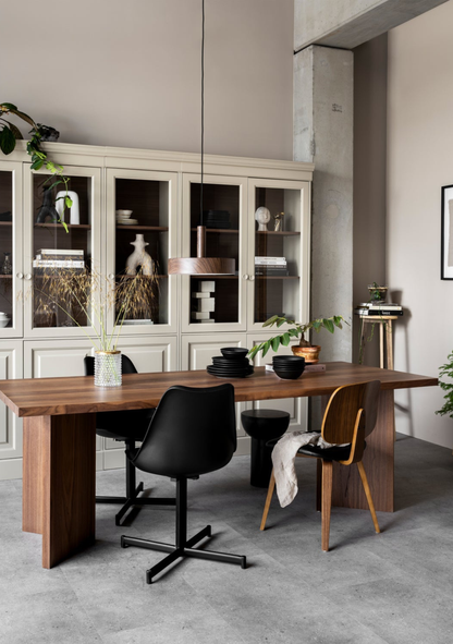 Classic Chair Black & Walnut