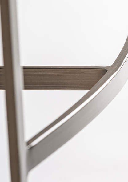 Gerb Upholstered Bar Stool – Beige - Elara Maison