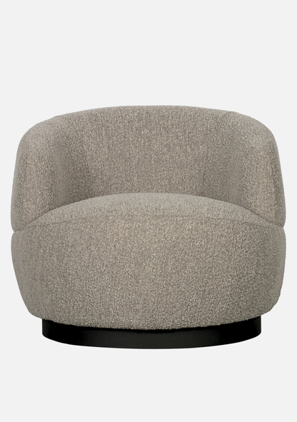 Woolly Swivel Armchair – Natural Mix