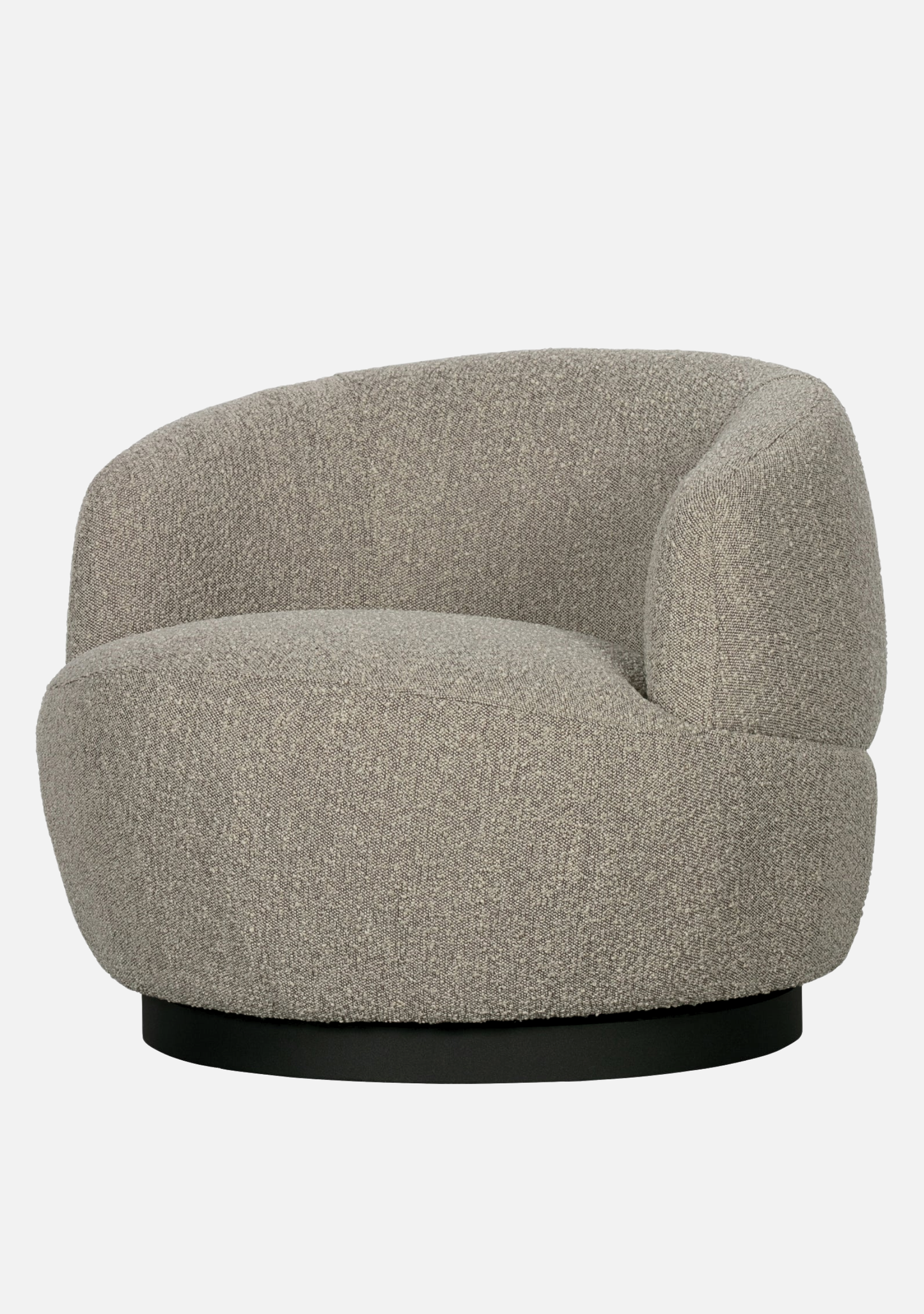 Woolly Swivel Armchair – Natural Mix