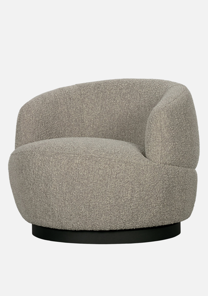Woolly Swivel Armchair – Natural Mix
