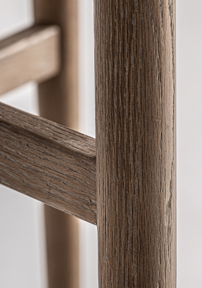 Lazins Bar Stool – Beige Upholstered Ash Wood
