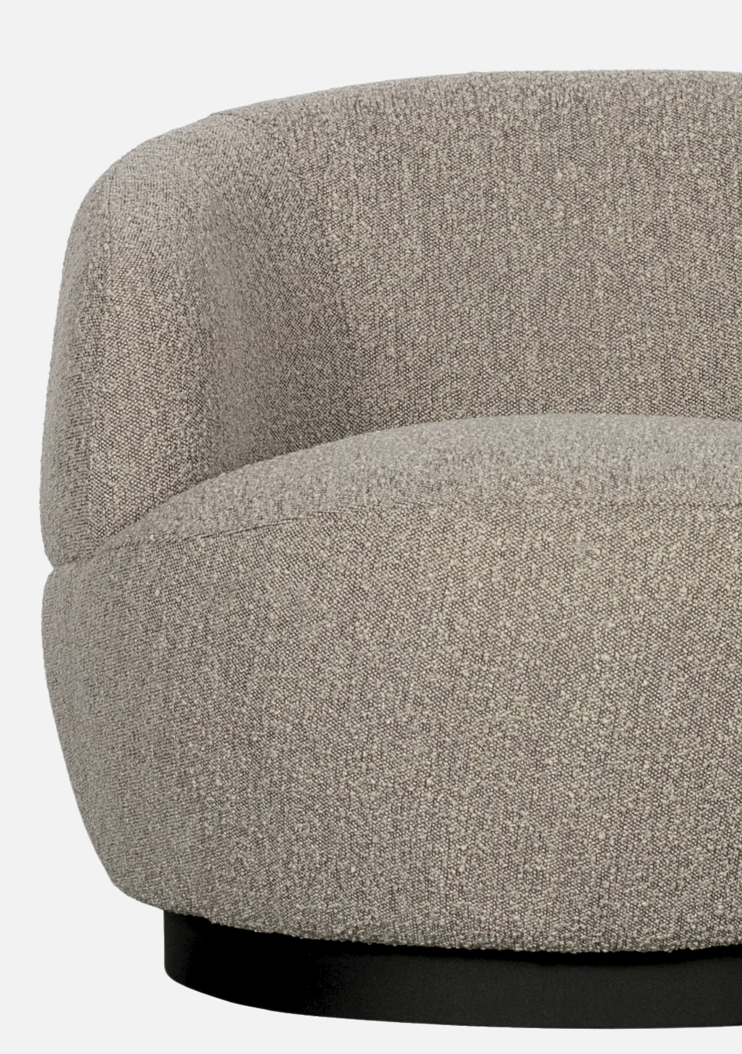 Woolly Swivel Armchair – Natural Mix
