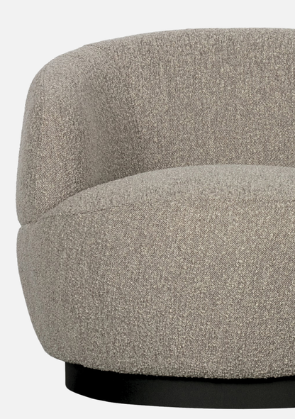 Woolly Swivel Armchair – Natural Mix