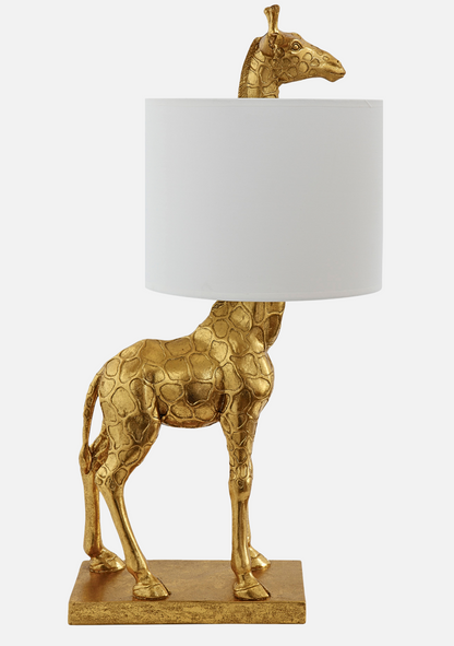 Silas Lamp – Gold Polyresin - Elara Maison