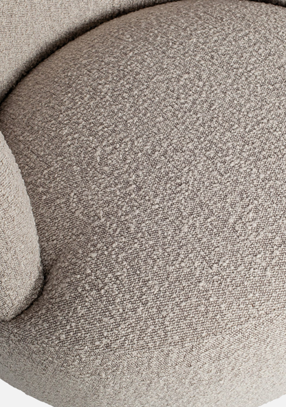 Woolly Swivel Armchair – Natural Mix