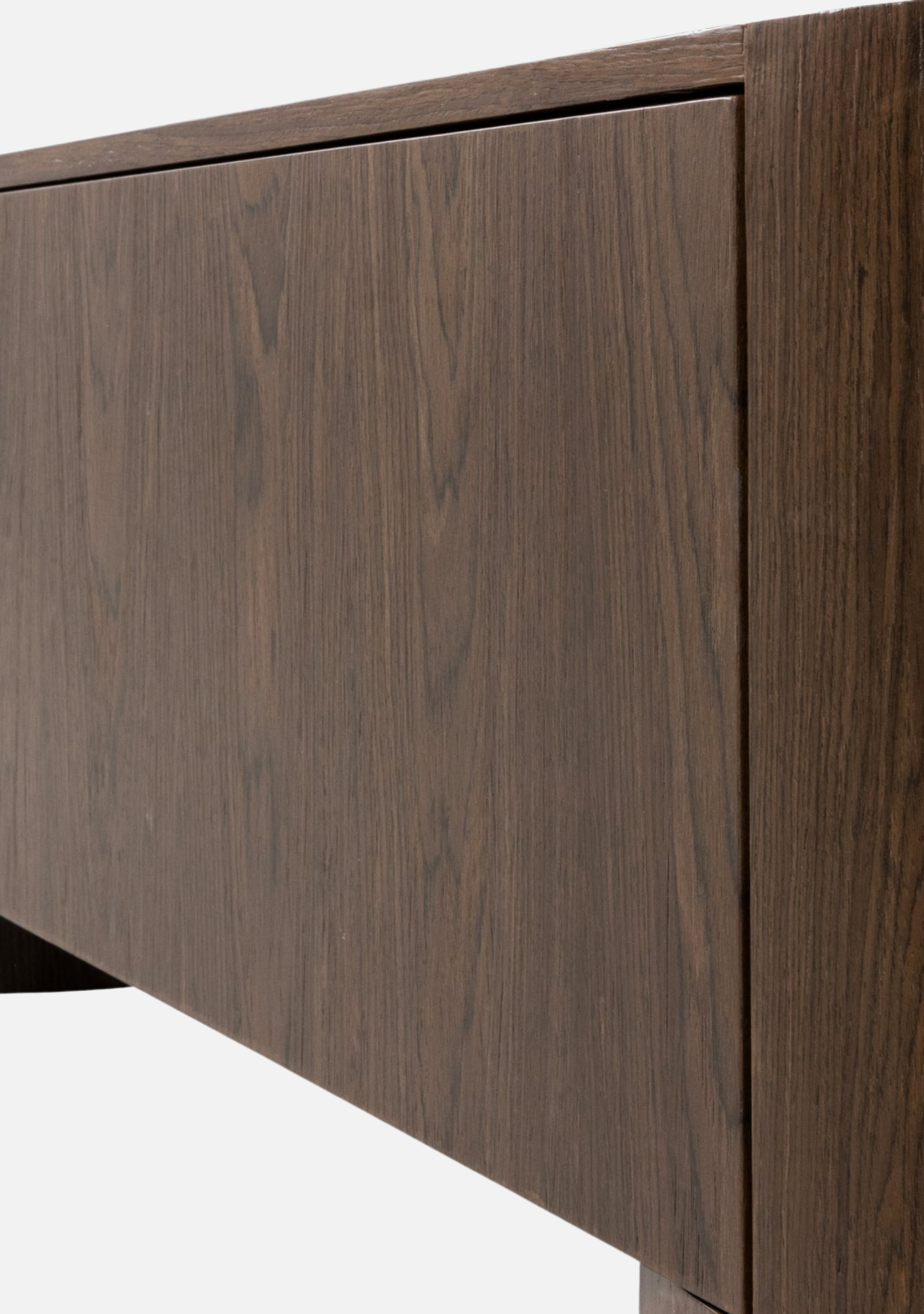 Velari TV Unit – Brown Wood Veneer - Elara Maison