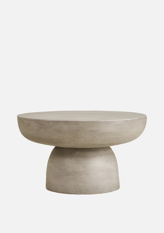 Bonnet Coffee Table – Sculptural Fibreclay, Grey