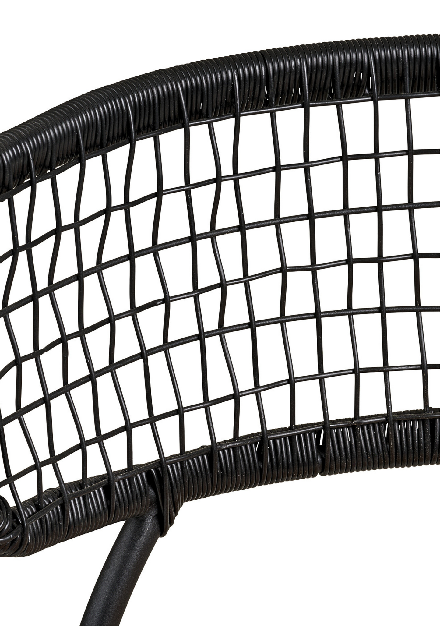 Nashville Dining Chair – Teak & Black Rope, FSC® 100% Set of 4 - Elara Maison