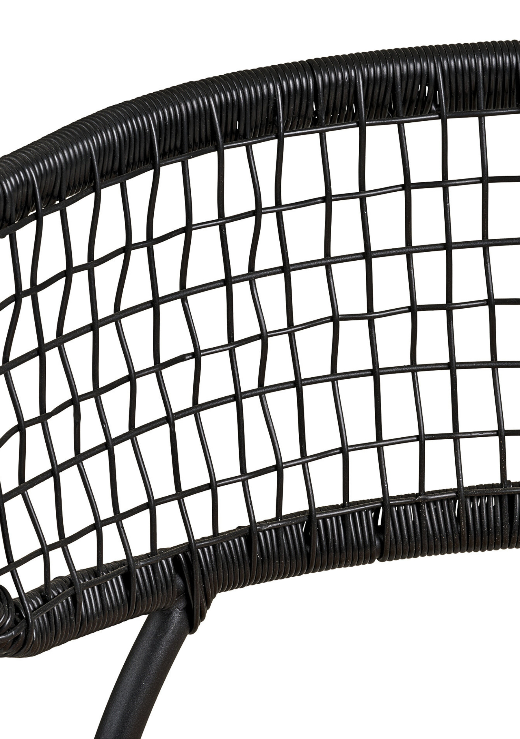 Nashville Dining Chair – Teak & Black Rope, FSC® 100% Set of 4 - Elara Maison