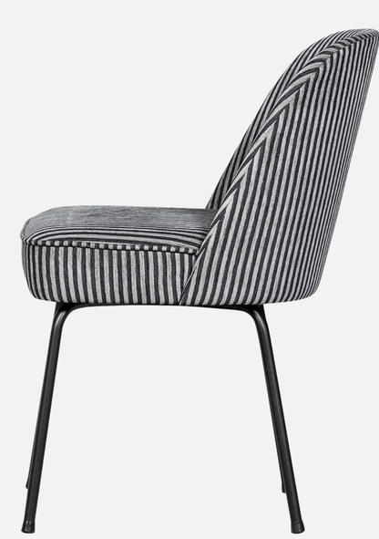 Vogue Chair Black & Grey – Set of 2