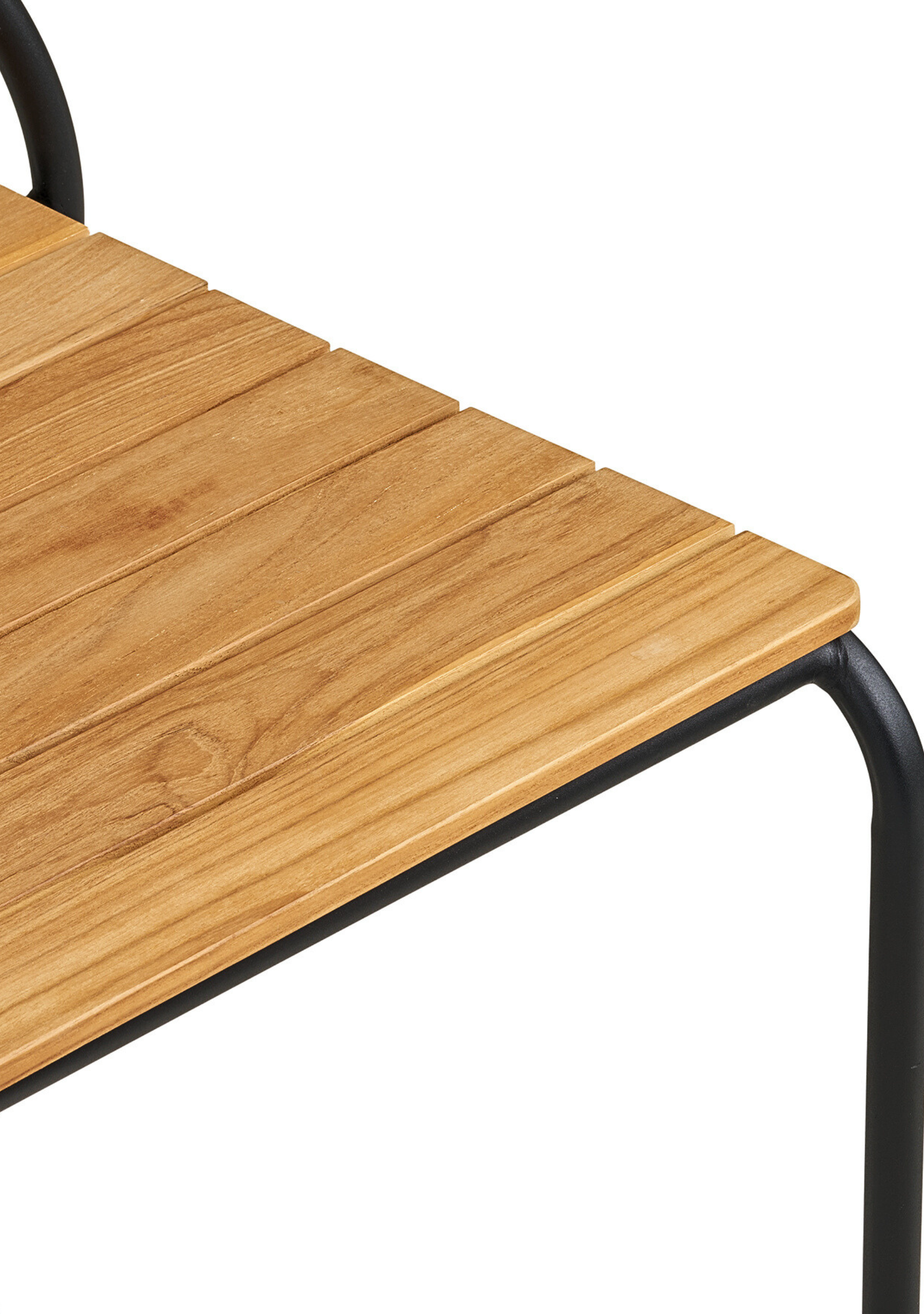 Nashville Dining Chair – Teak & Black Rope, FSC® 100% Set of 4 - Elara Maison